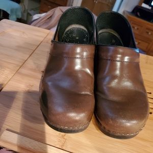 Brown Dansko Clogs Size 40 or 10